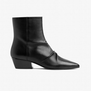 Botki Thursday Boots Bijou Damskie Czarne | EXX9971WE