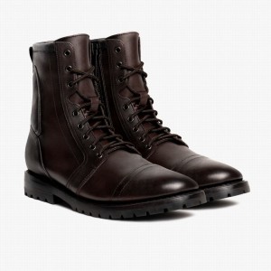 Kozaki Sznurowane Thursday Boots Casa Moto Męskie Old English | ZIN3556HB
