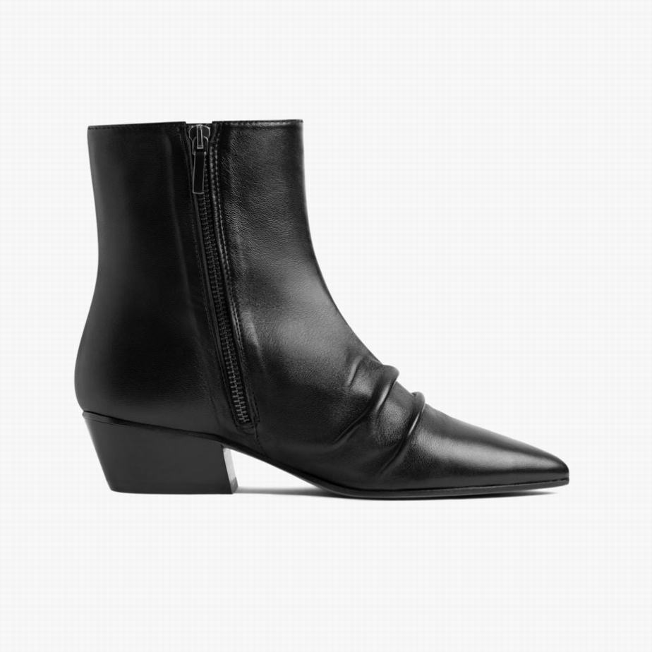 Botki Thursday Boots Bijou Damskie Czarne | EXX9971WE