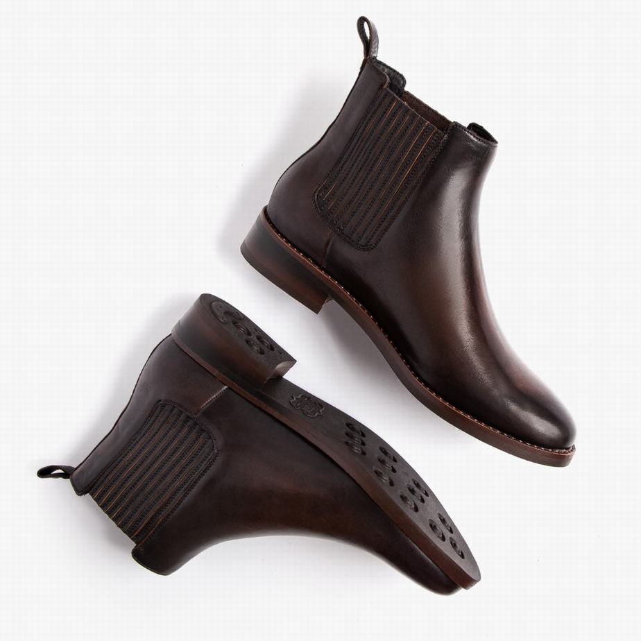 Buty Chelsea Thursday Boots Dreamer Damskie Czarne Kawa | GVX1118WN