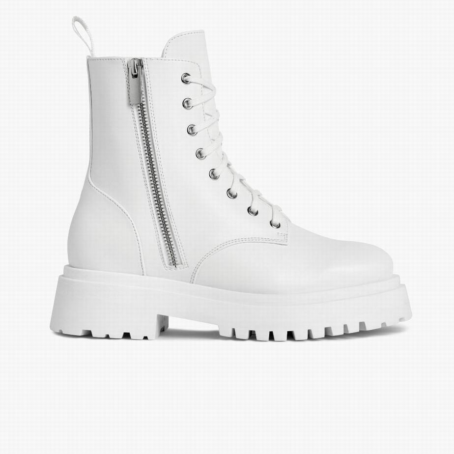 Buty na Platformie Thursday Boots Dolce Damskie Białe | IMO7798AD
