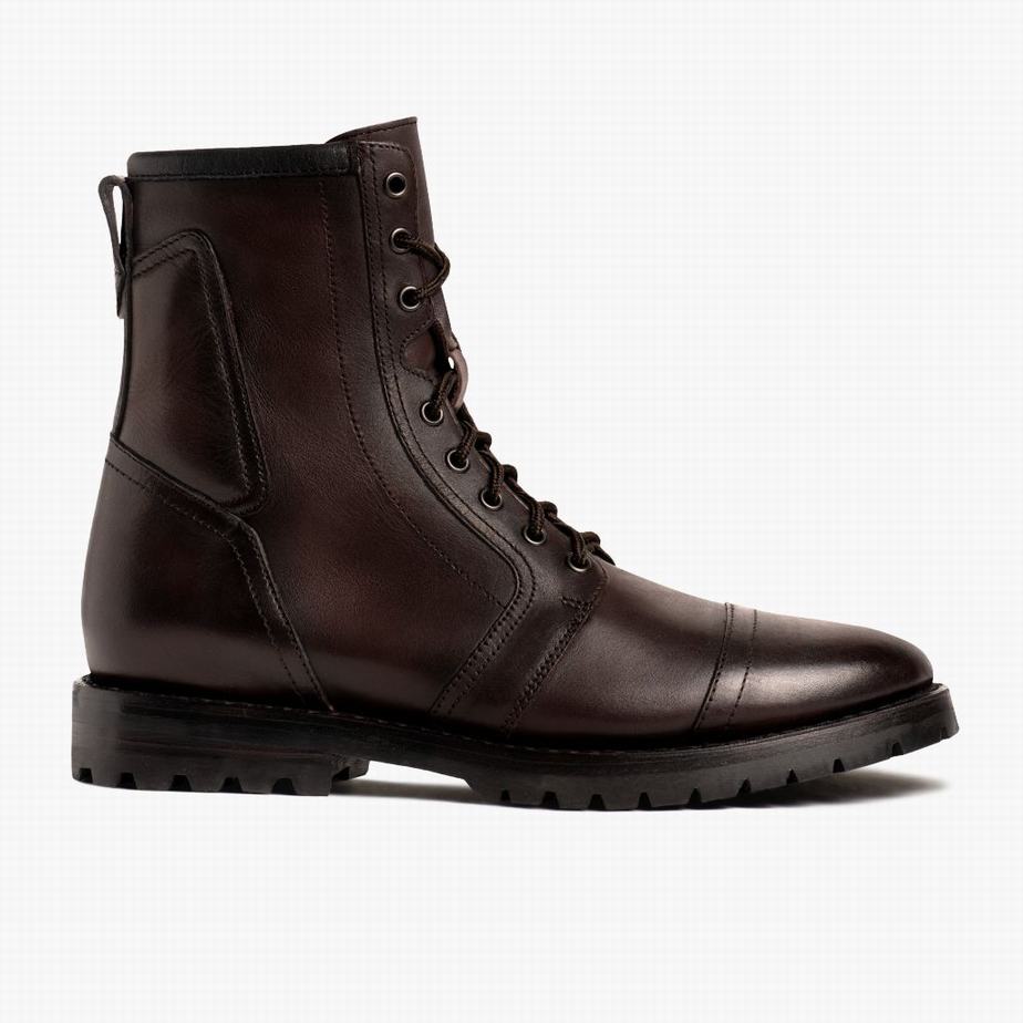 Kozaki Sznurowane Thursday Boots Casa Moto Męskie Old English | ZIN3556HB