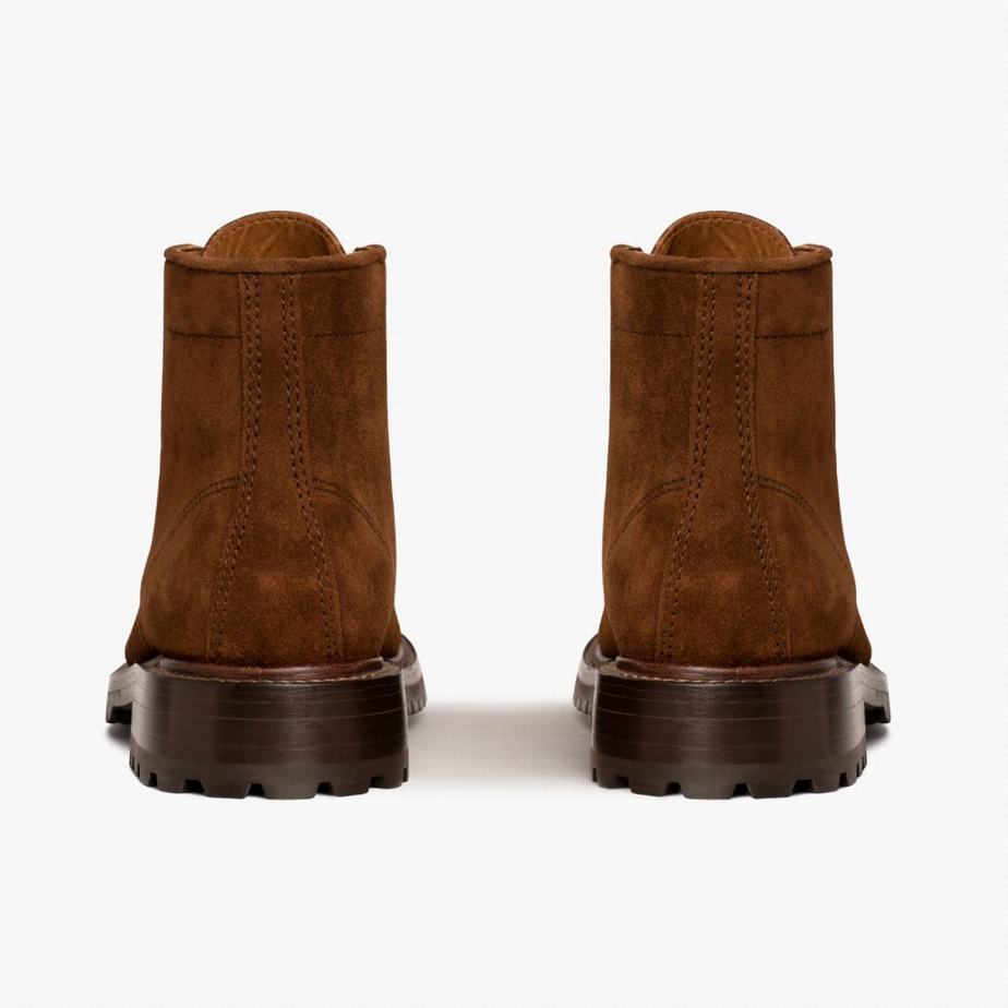 Kozaki Sznurowane Thursday Boots Diplomat Męskie Ciemny Brązowe | PRW841HN