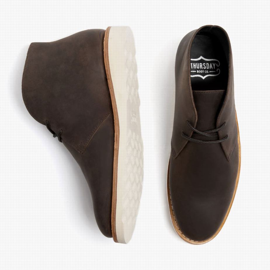 Kozaki Sznurowane Thursday Boots Scout Męskie Brązowe | CFH2344RW