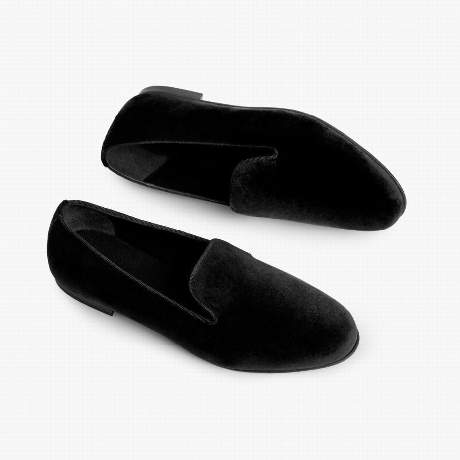 Loafersy Thursday Boots Eden Damskie Czarne | EGM4360HY