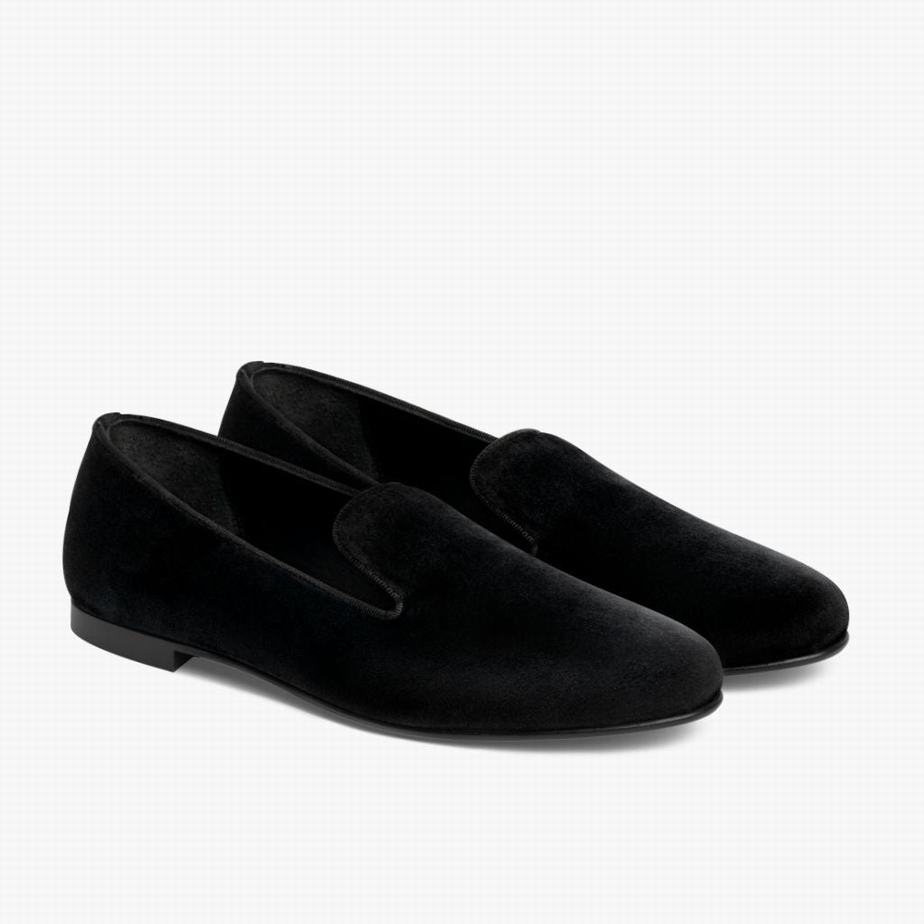 Loafersy Thursday Boots Eden Damskie Czarne | EGM4360HY