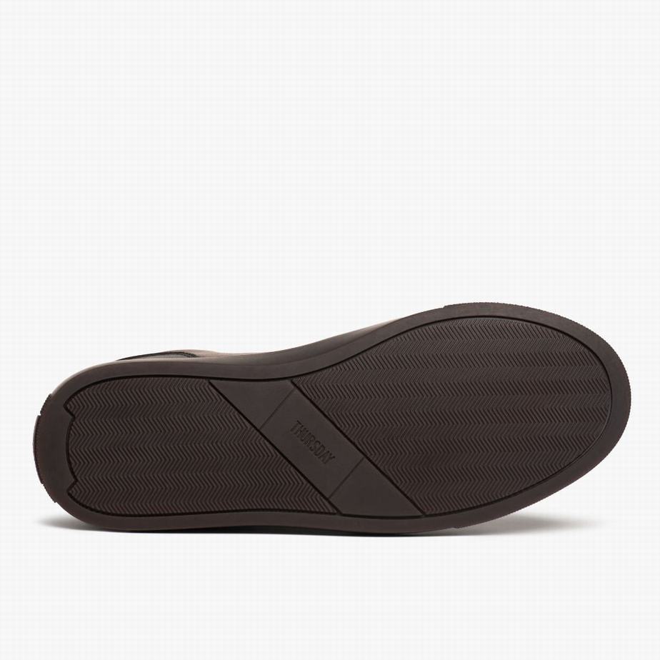 Trampki Niskie Thursday Boots Court Męskie Mocha Old English | VLB2348HQ