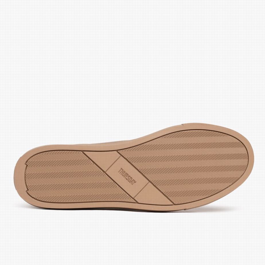 Trampki Niskie Thursday Boots Premier Damskie Beżowe | EMA3962WT