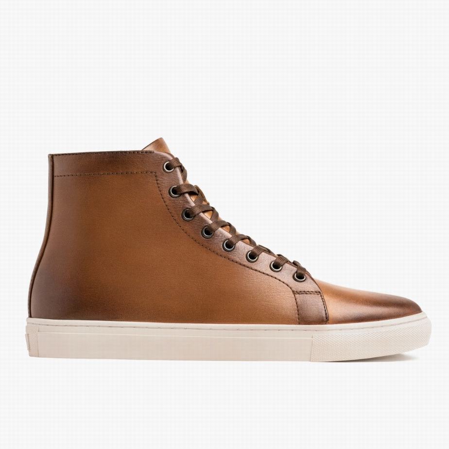 Trampki Wysokie Thursday Boots Premier Męskie Toffee | GGM493CF